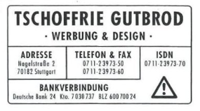 Tschoffrie Gutbrod Werbung & Design GmbH